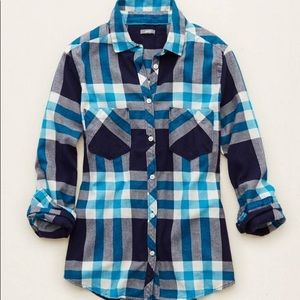 Aerie Blue Flannel